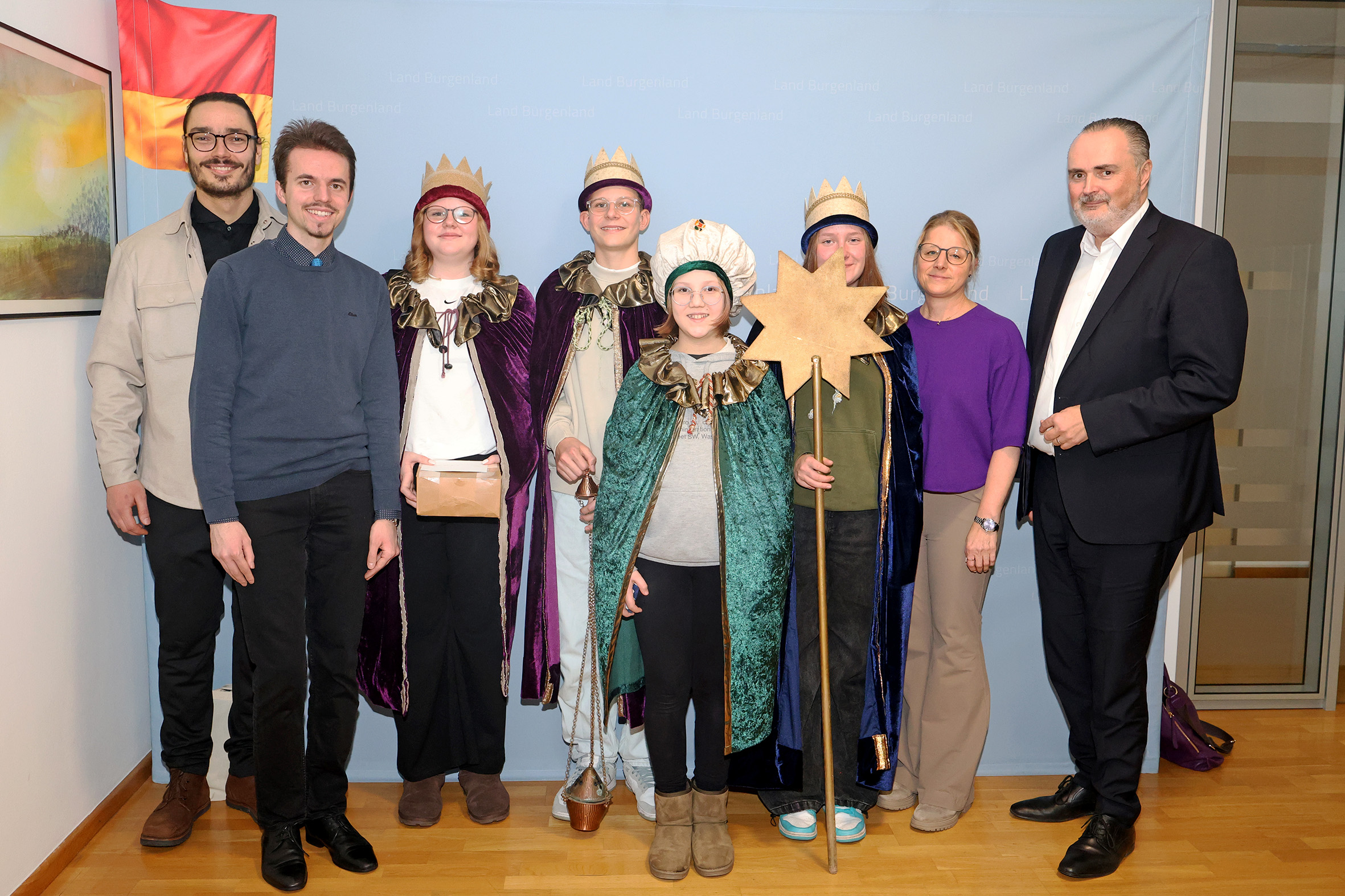 LH Doskozil Sternsinger Burgenland