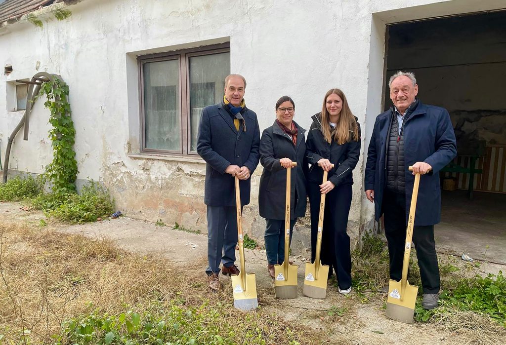 Bau der Pflegestützpunkte schreitet voran Burgenland Neudörfl