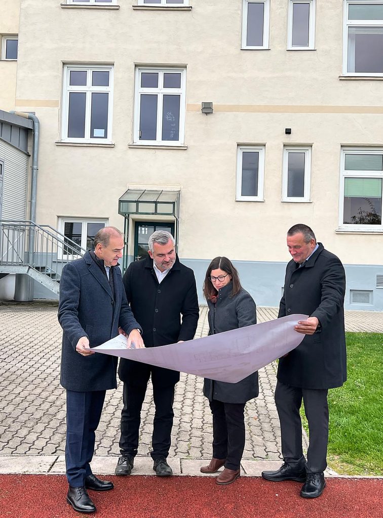 Bau der Pflegestützpunkte schreitet voran Burgenland Steinberg