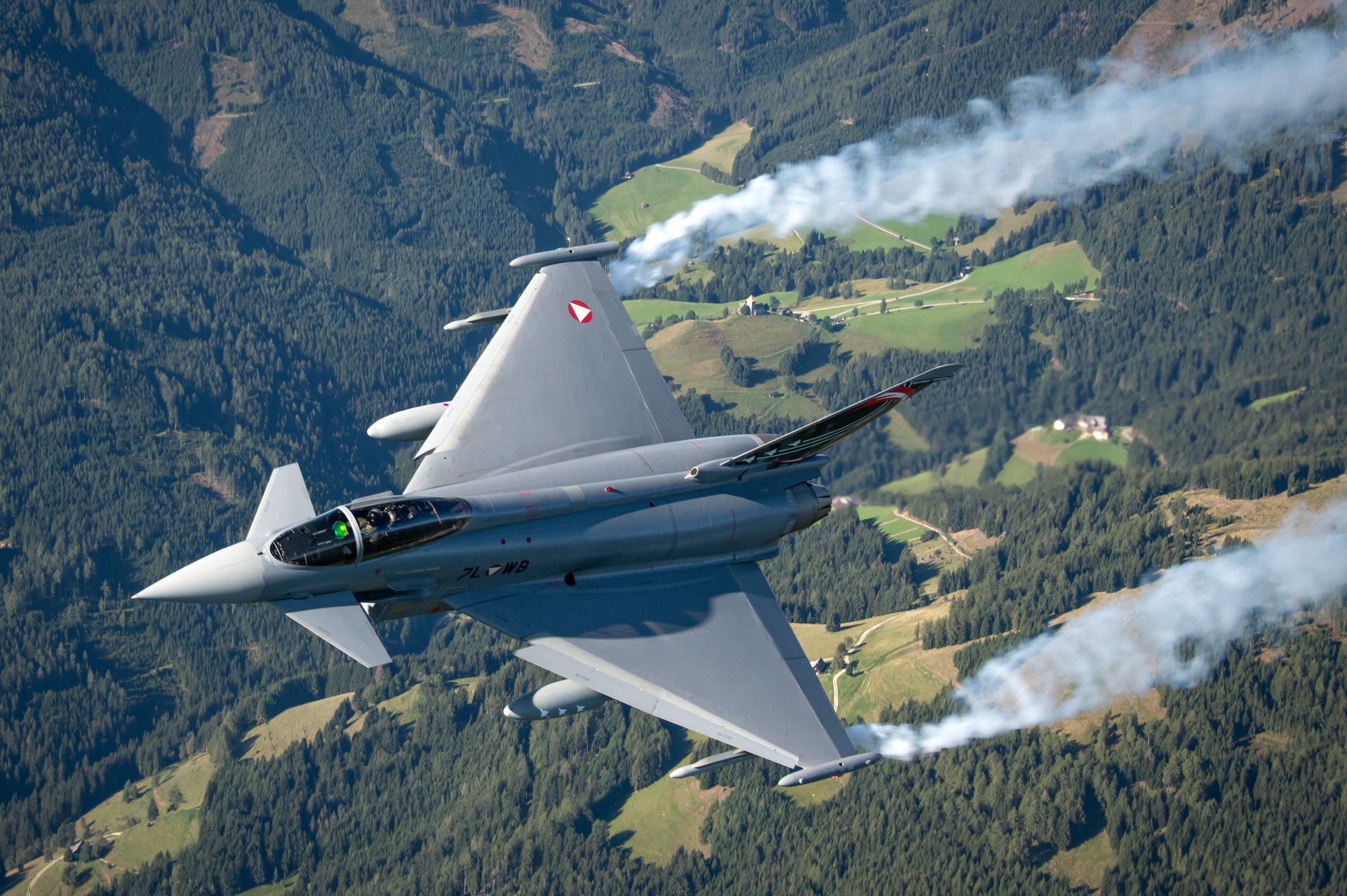 Bundesheer Überschalltraining Eurofighter Burgenland Österreich B24