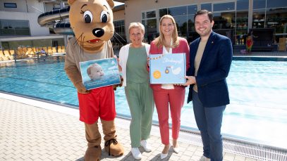 Storchenpost Thermeneintritt