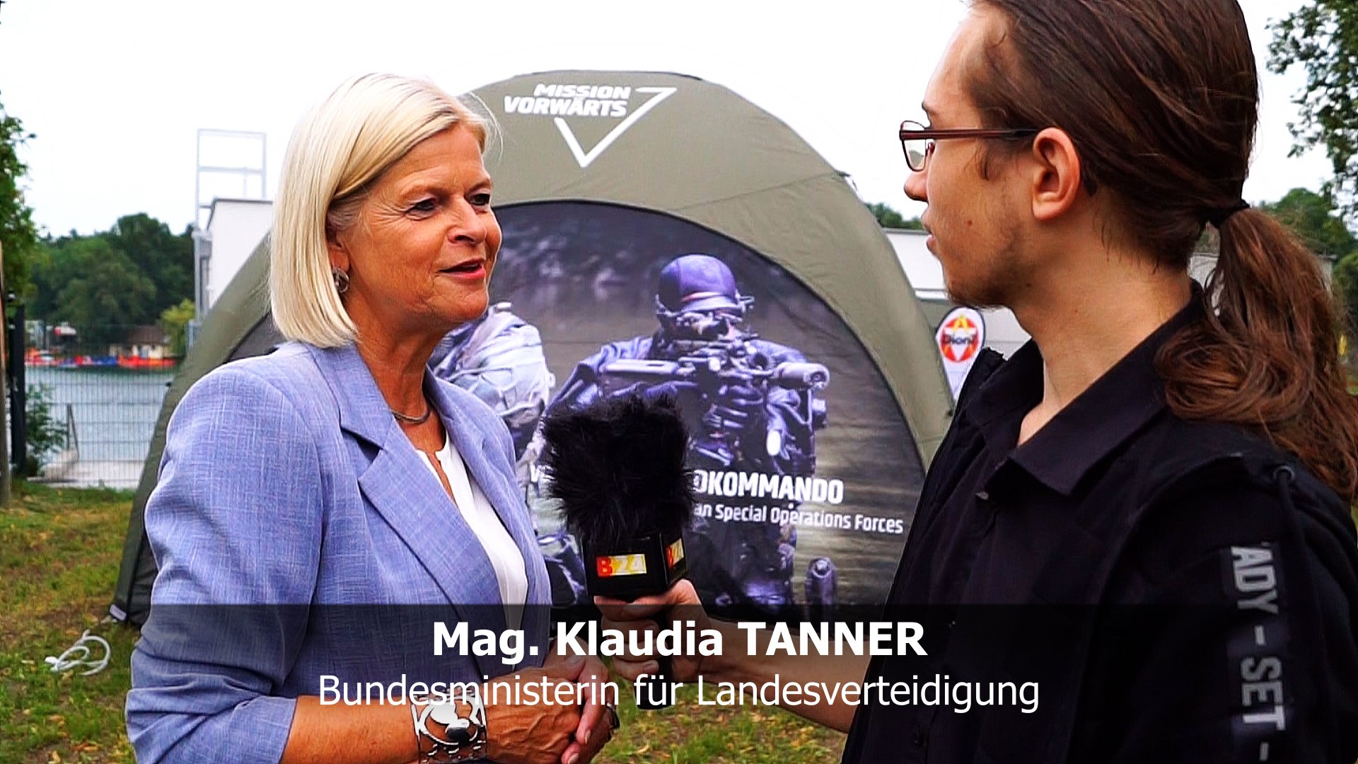 Eröffnung des neuen Taucherstützpunktes des Bundesheeres durch Verteidigungsministerin Klaudia Tanner 