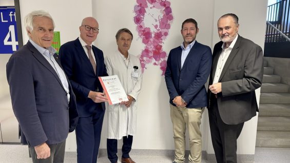 Brustgesundheitszentrum Klinik Güssing: Zertifikatübergabe Vollzentrum