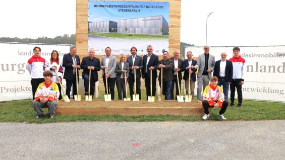 Spatenstich Bundesleistungszentrum Rollsport Stegersbach