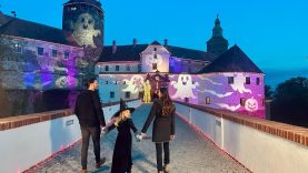 Halloween im Burgenland 2026 – Familie bei Burg Geflüster auf Burg Schlaining