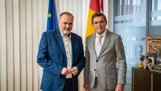 LH Doskozil und Mobilitätsminister Hanke – E-Mobilität im Burgenland