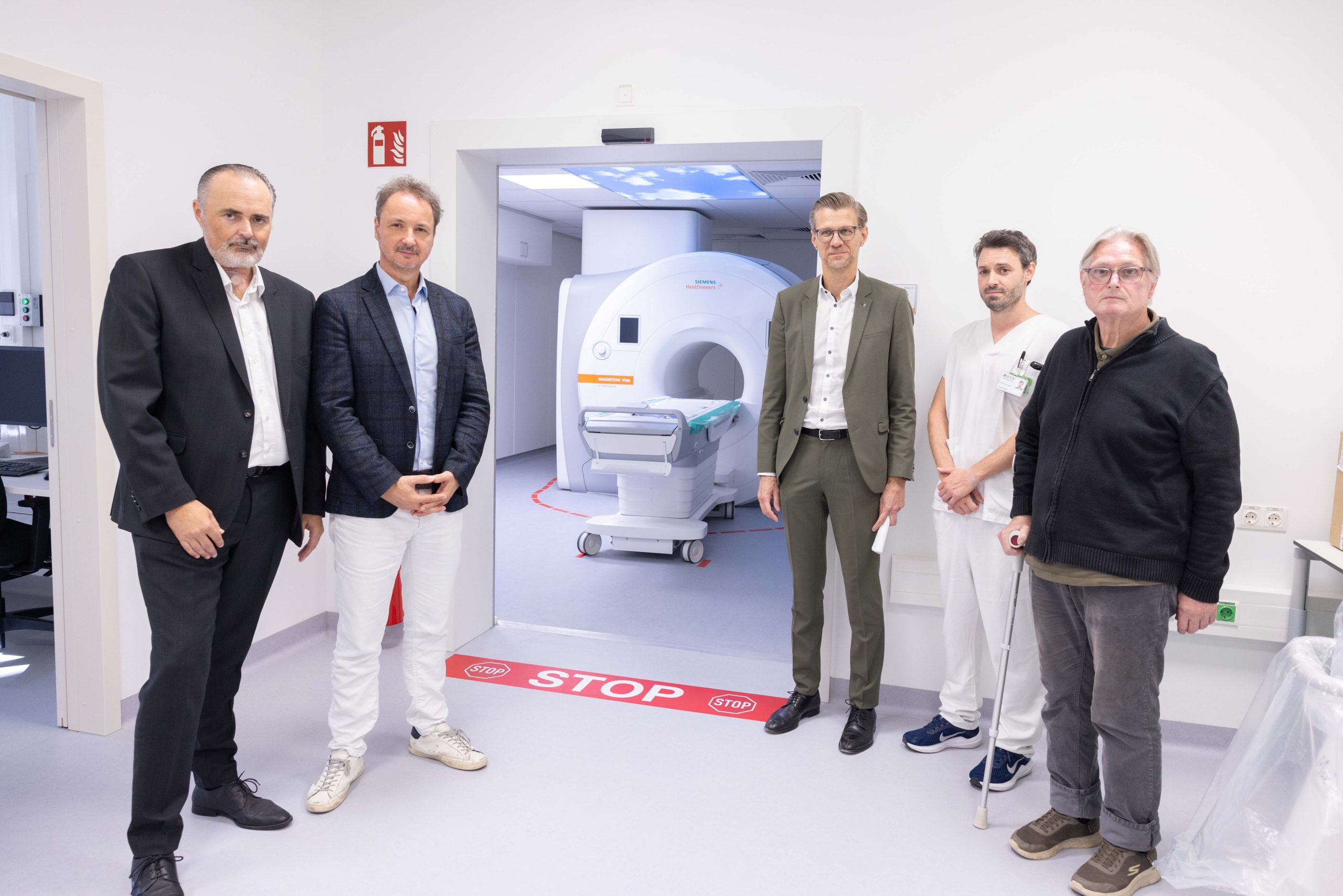 Rundgang durch den neuen MRT-Bereich mit 3-Tesla-MRT im Krankenhaus der Barmherzigen Brüder Eisenstadt